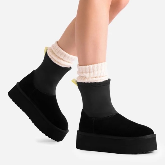 Platform Elastic Ankle Fuzzie - Picture 2 of 6